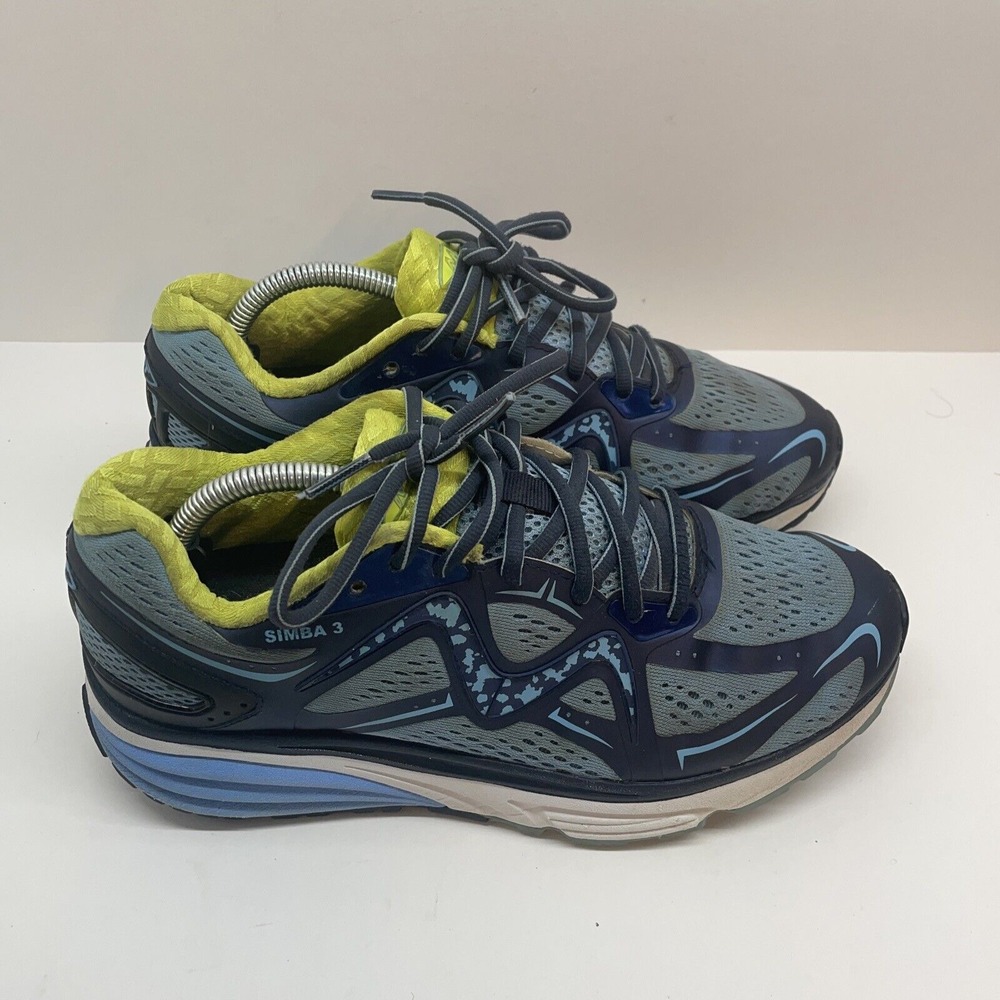 MBT Simba 3 Trainer Women's Athletic Fitness Walker Shoe Sky Blue‎ Navy Size 7.5